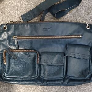 Matt & Nat Dark Teal Messenger Bag